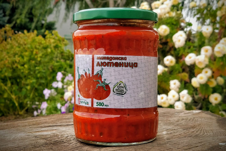 Macedonian lutenitsa (roasted pepper appetizer)